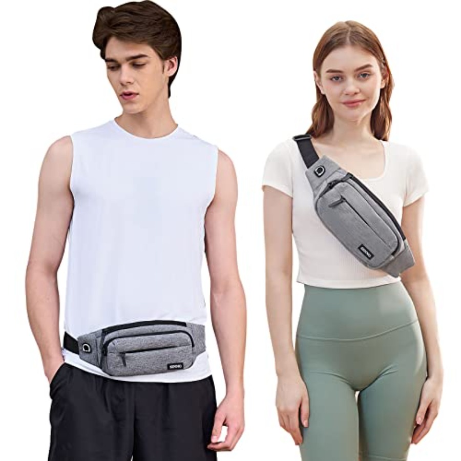 SINNO Large Crossbody Fanny Pa - đánh giá và giá Leather Workout Belt