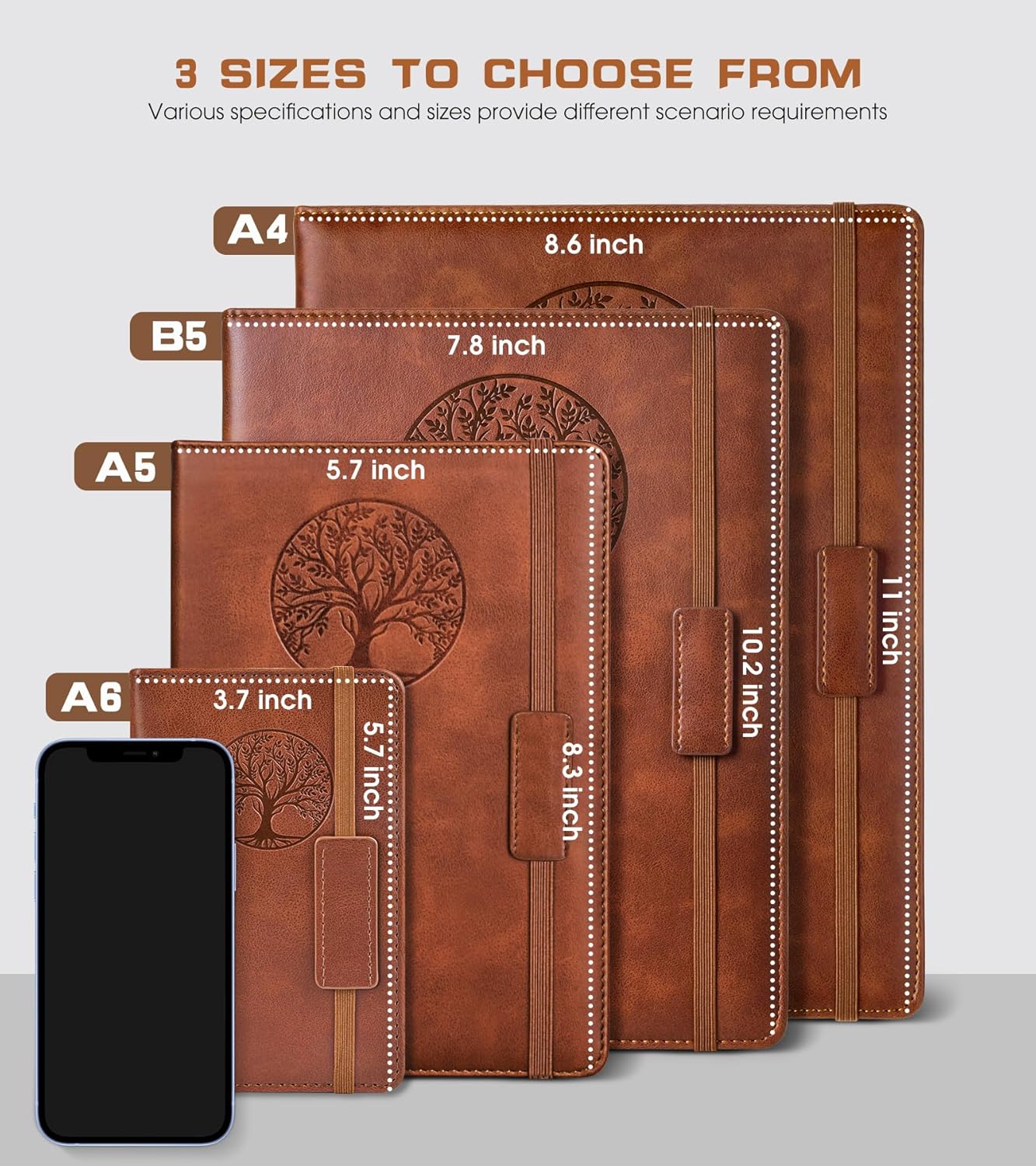 Vintage Leather Blank Journal  - đánh giá và giá Leatherwork Journal