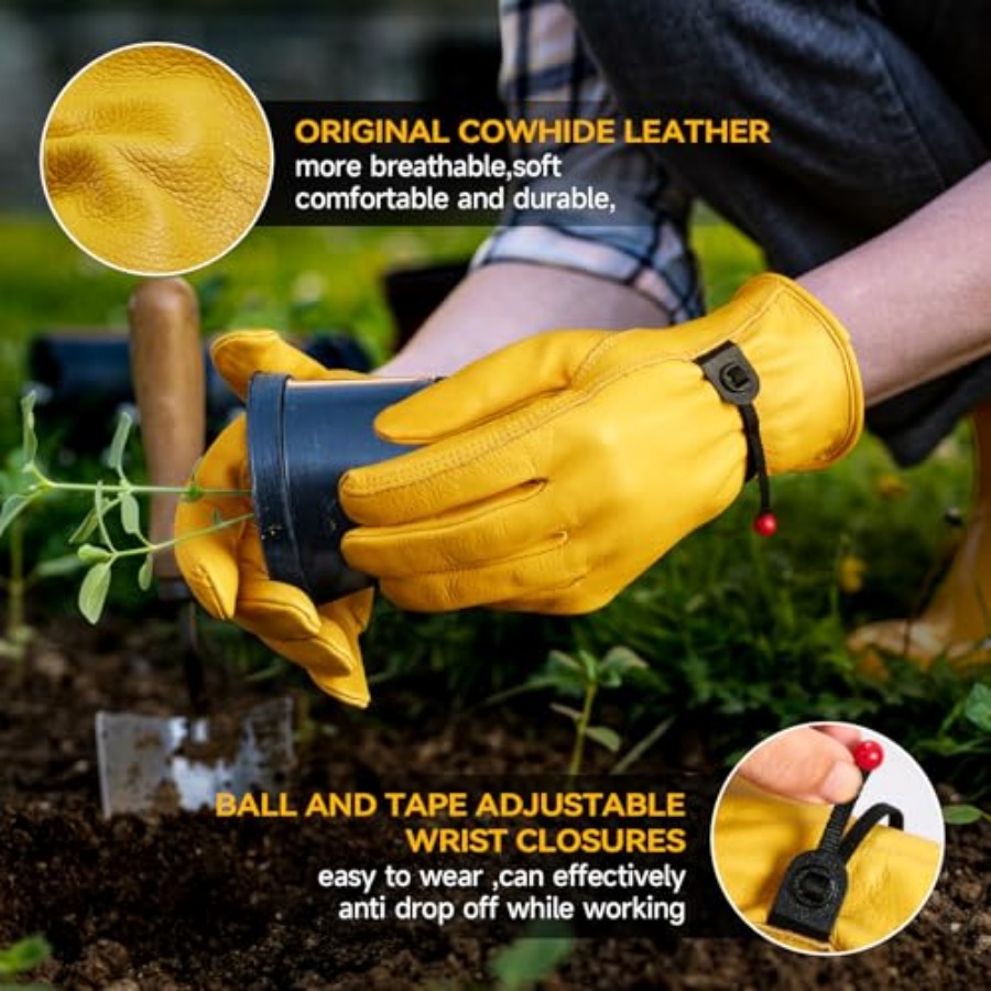 Leather Work Gloves for Men, 3 - đánh giá và giá Leveling Leatherworking