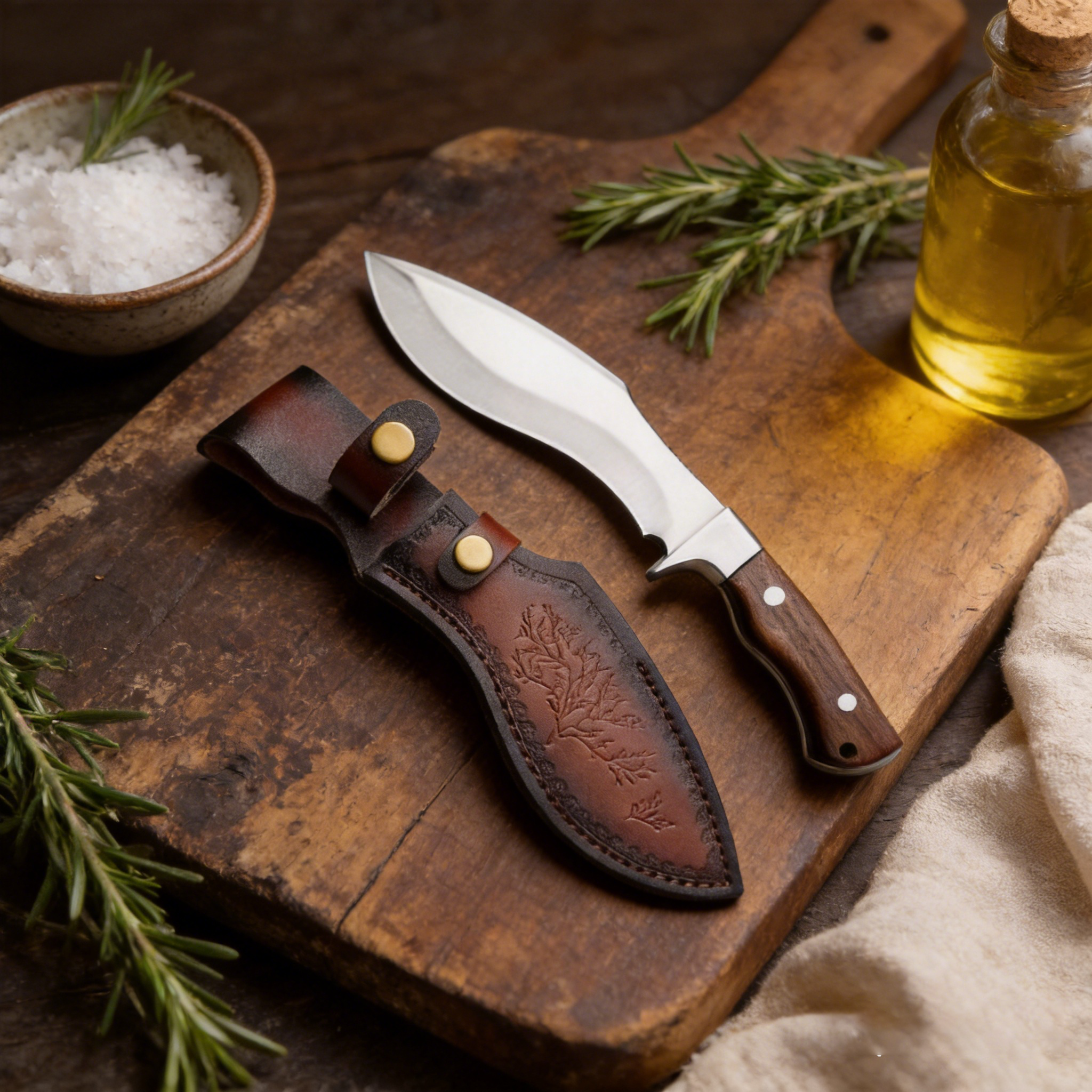 2026 model kitchen knife with  - đánh giá và giá Leatherwork Knives