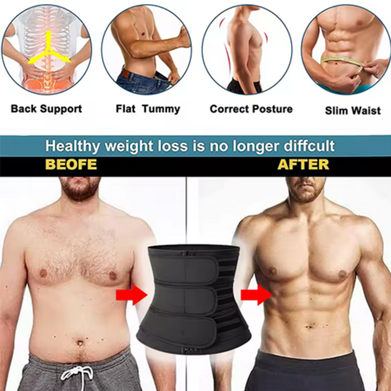 Men's Slimming Belt Waist Trai - đánh giá và giá Leather Workout Belt