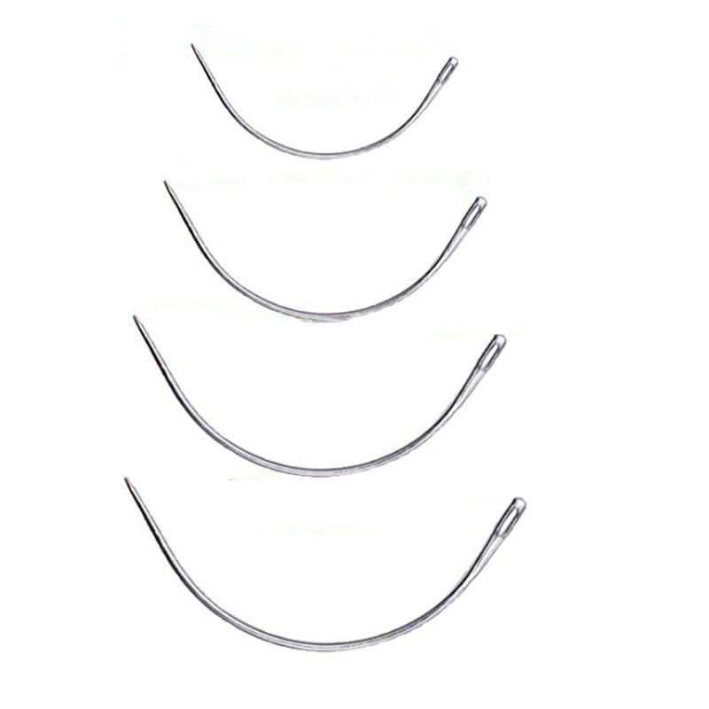 4Pcs Large Eye Curved Needles  - đánh giá và giá Leatherwork Hand Sewing Needles