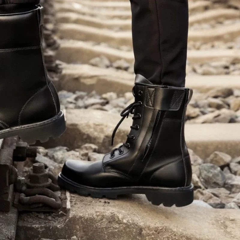 Men's Shoes Work Safety Shoes  - đánh giá và giá Leather Work Boots