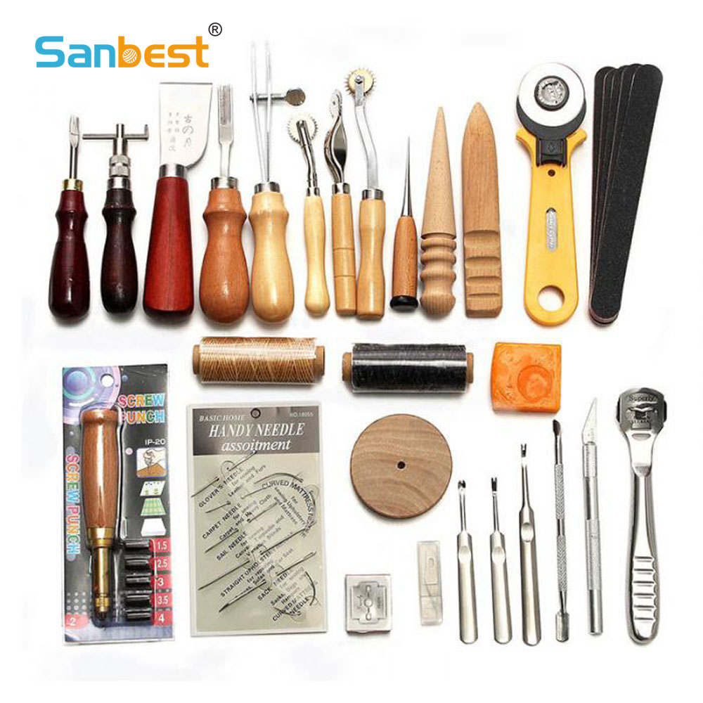 Sanbest Professional Leather C - đánh giá và giá Groover Stitching Tool