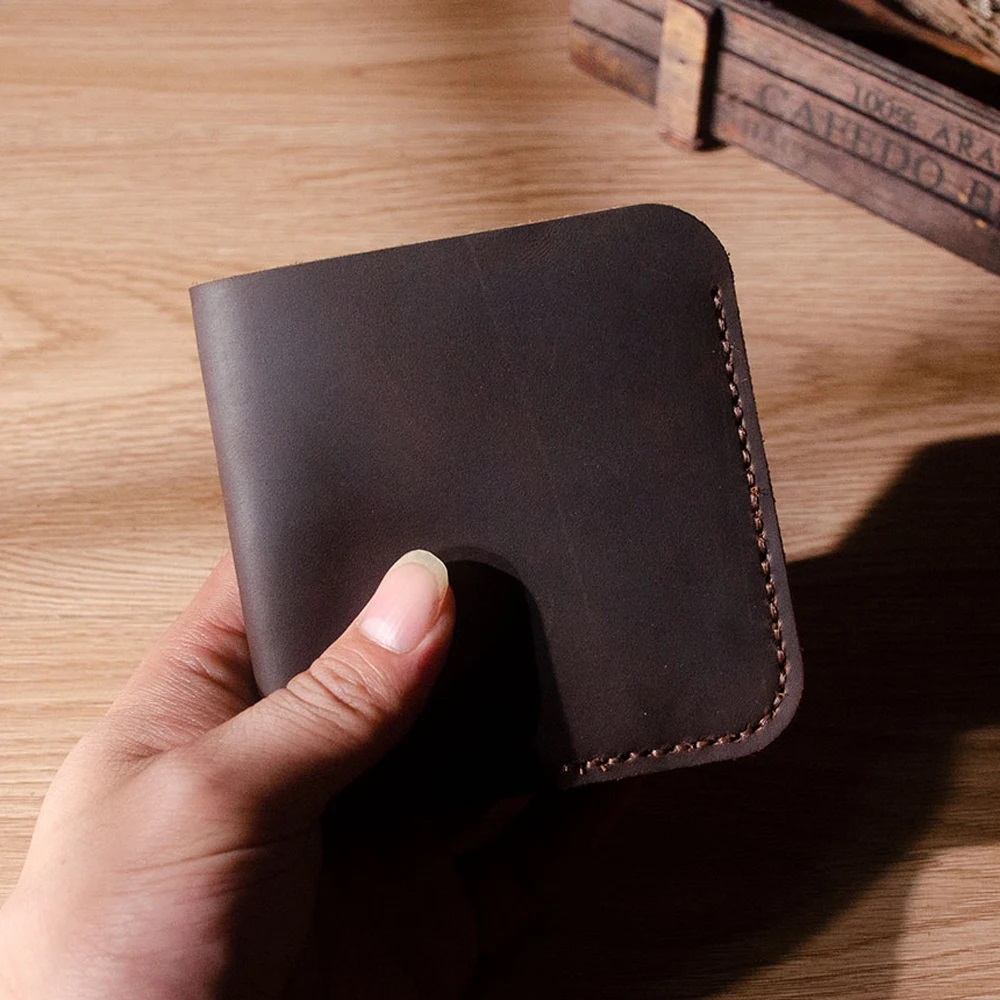 9.5x10cm folded wallet cardhol - đánh giá và giá Leatherwork Knives