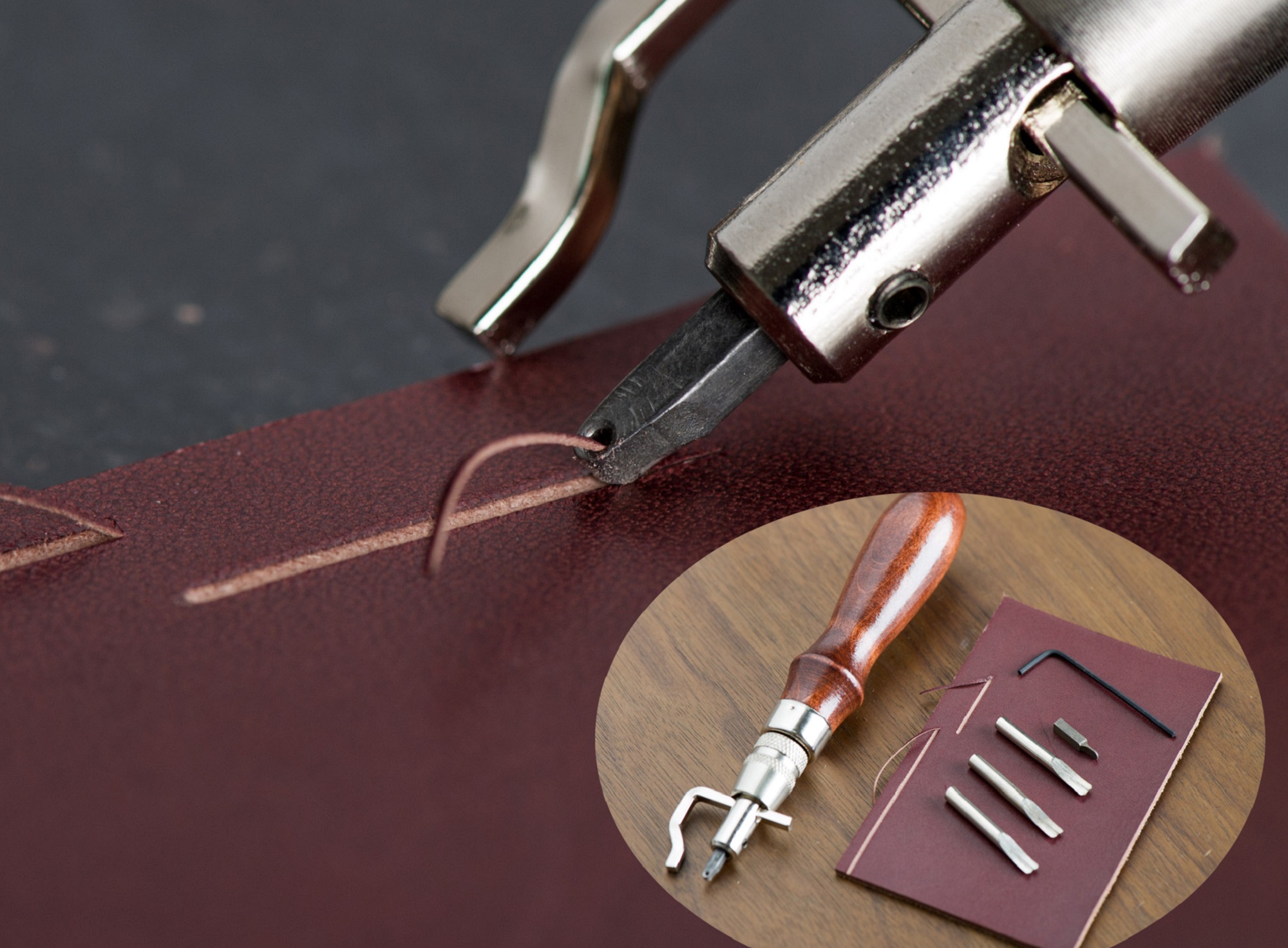 Leathercraft 5 in 1 Groove Too - đánh giá và giá Groover Stitching Tool