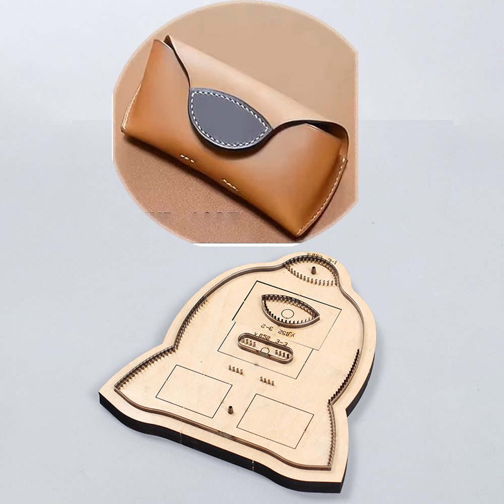 16.5x8.5cm eyeglass case  bag  - đánh giá và giá Leatherwork Knives