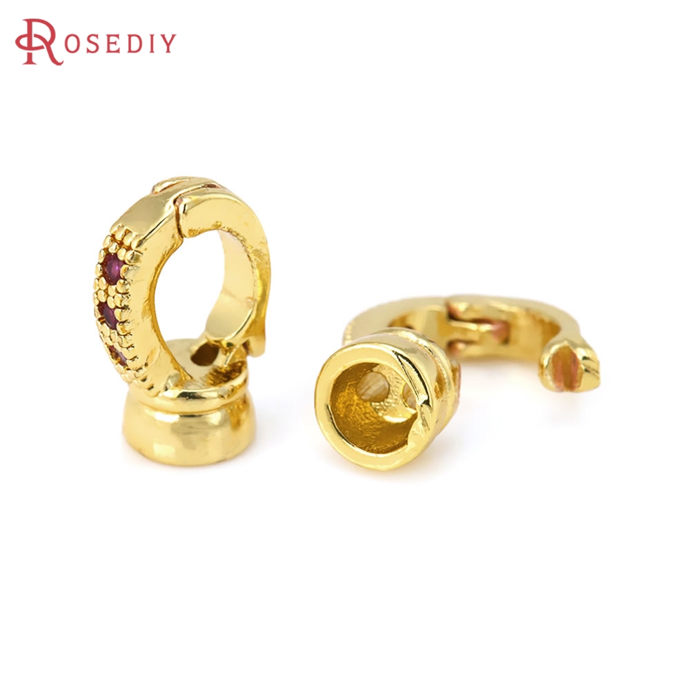 18K Gold Color Brass Zircon Co - đánh giá và giá Leatherwork Diy