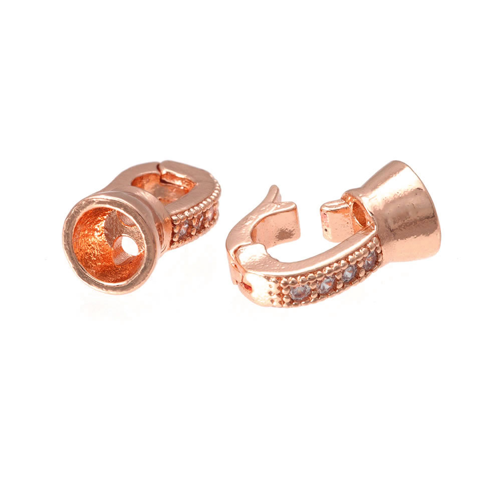 18K Gold Color Brass Zircon Co - đánh giá và giá Leatherwork Diy