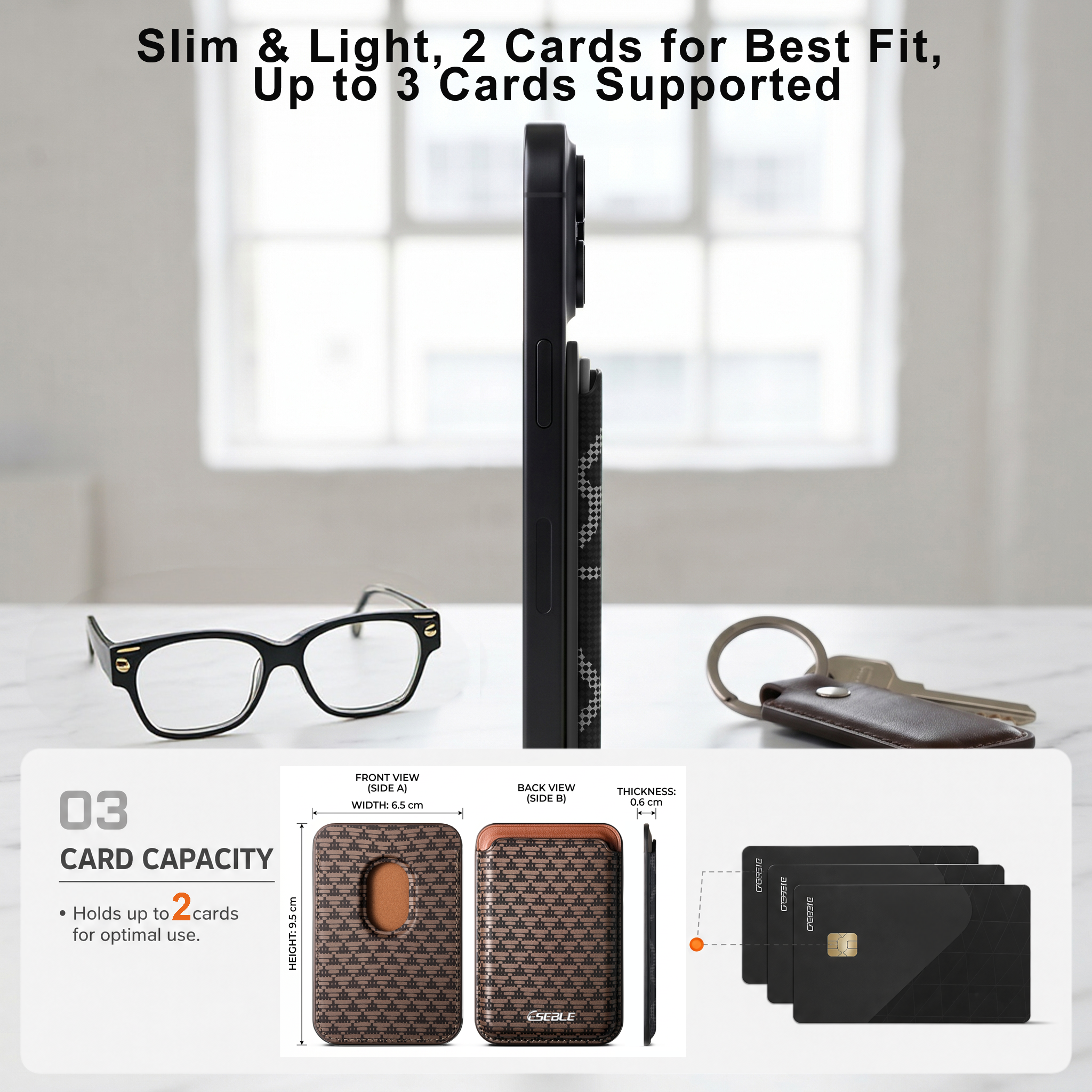 Strong Magnetic Slim Card Hold - đánh giá và giá Leather Works