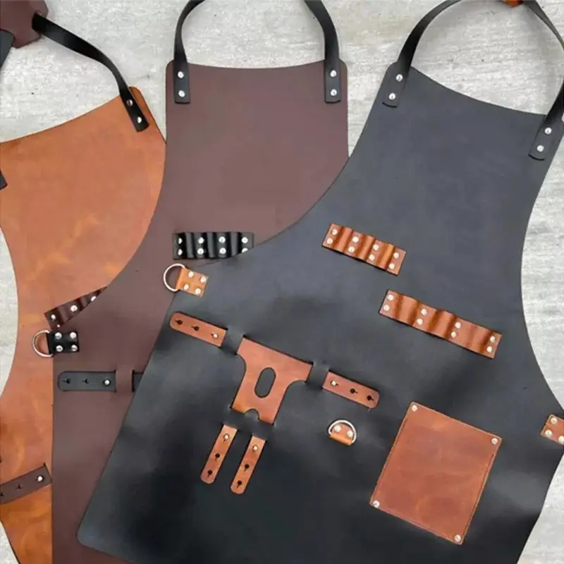 PU Leather Waterproof and Oil  - đánh giá và giá Leatherwork Apron